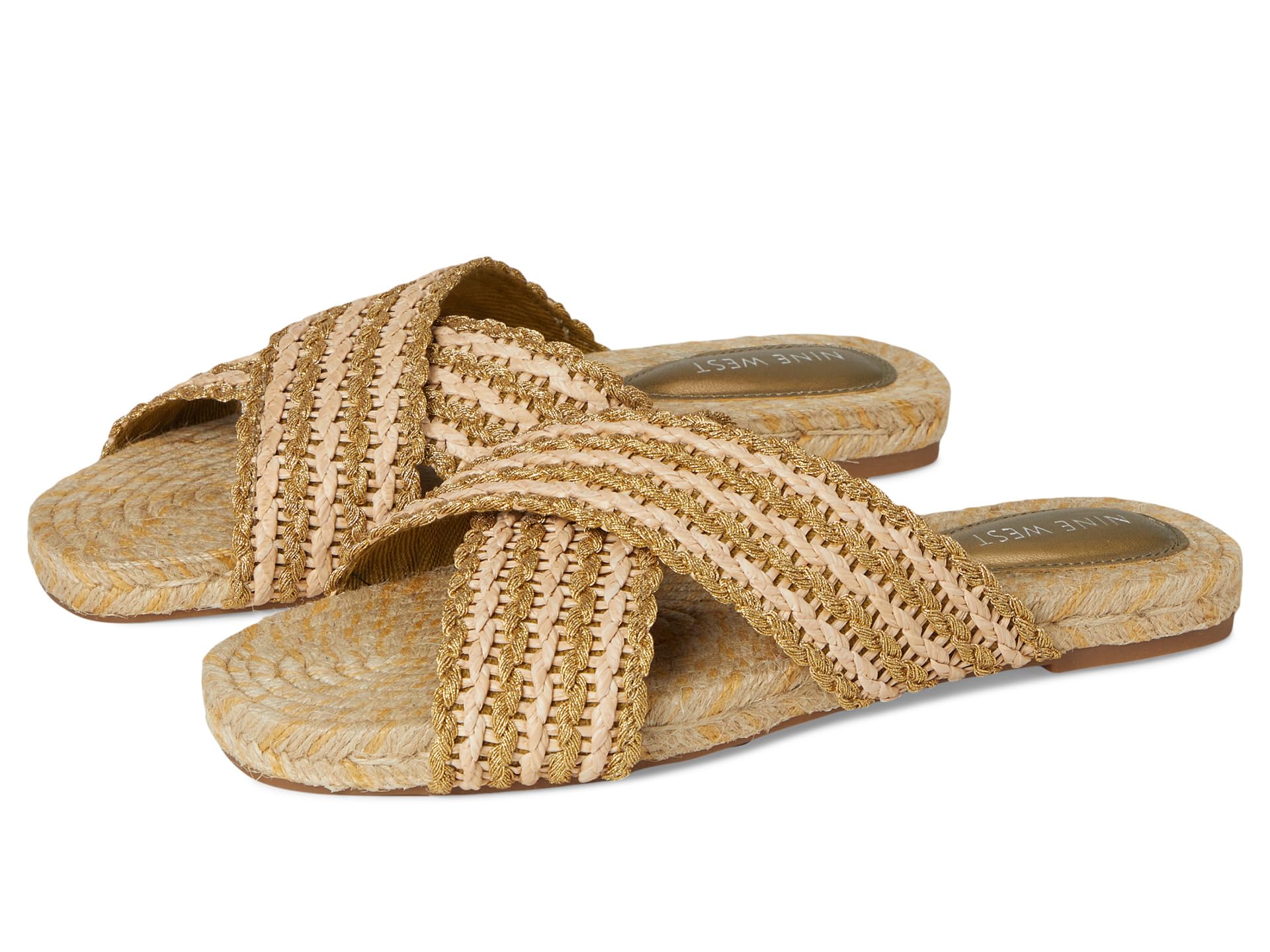 Сандалии Nine West Animay, Bronze/Natural Multi