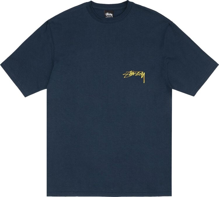 

Футболка Stussy Night Lights 'Navy', синий