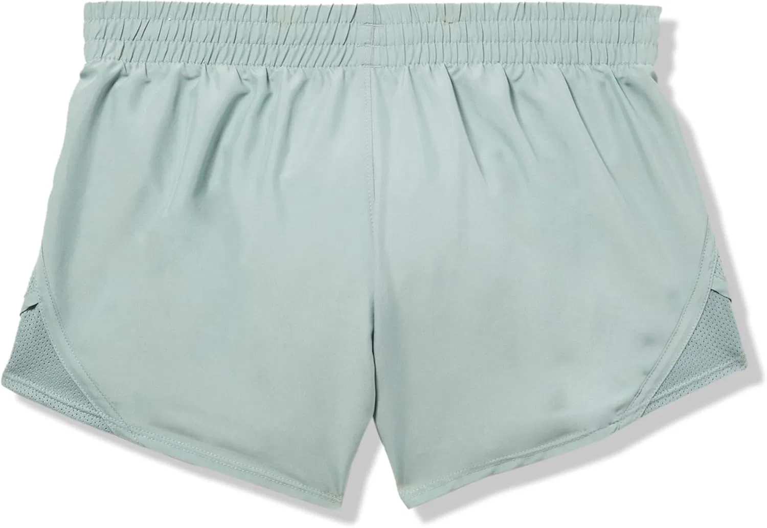 Шорты Under Armour Girls' Fly By Shorts, (348) Silica Green//Reflective — фото 3