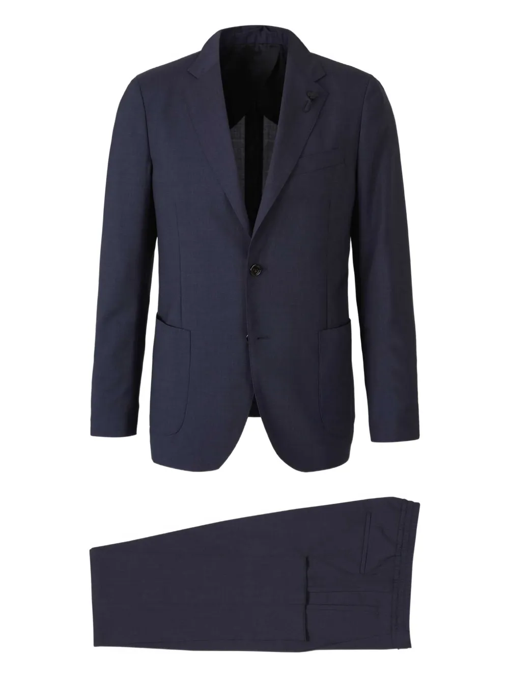 

Шерстяной костюм Lardini, синий