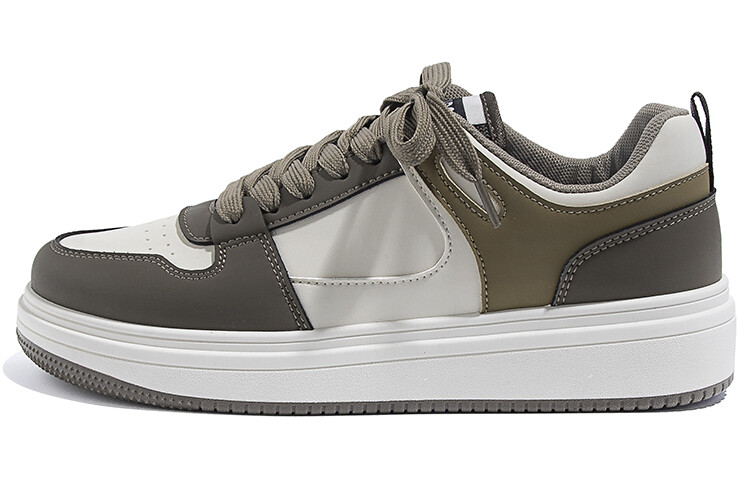 

Кроссовки HUANQIU Skateboarding Shoes Men Low-top Brown, коричневый