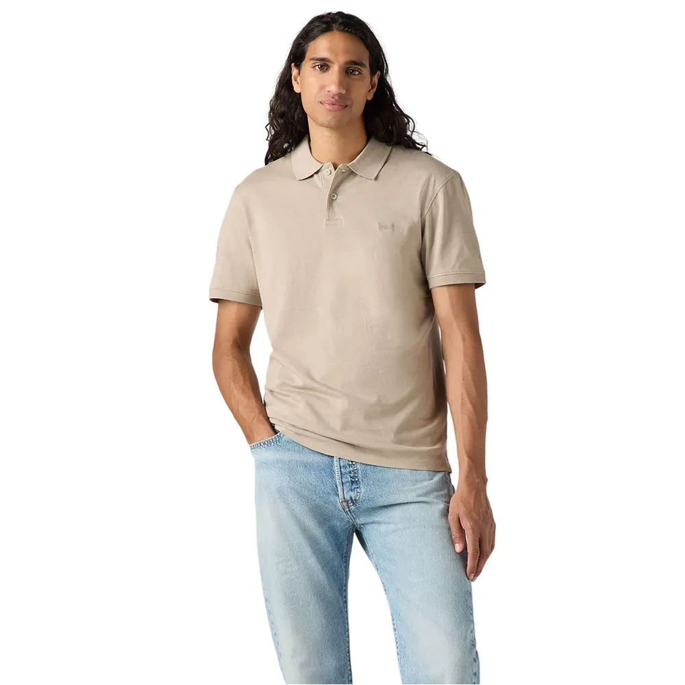 

Поло с коротким рукавом Levi's Slim Housemark, бежевый