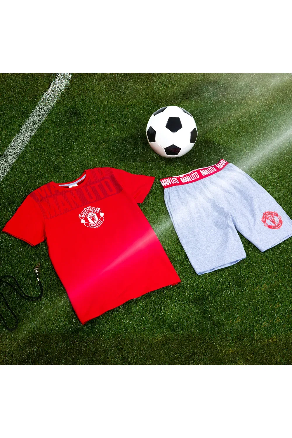 Пижама детская Manchester United FC, красный — фото 2