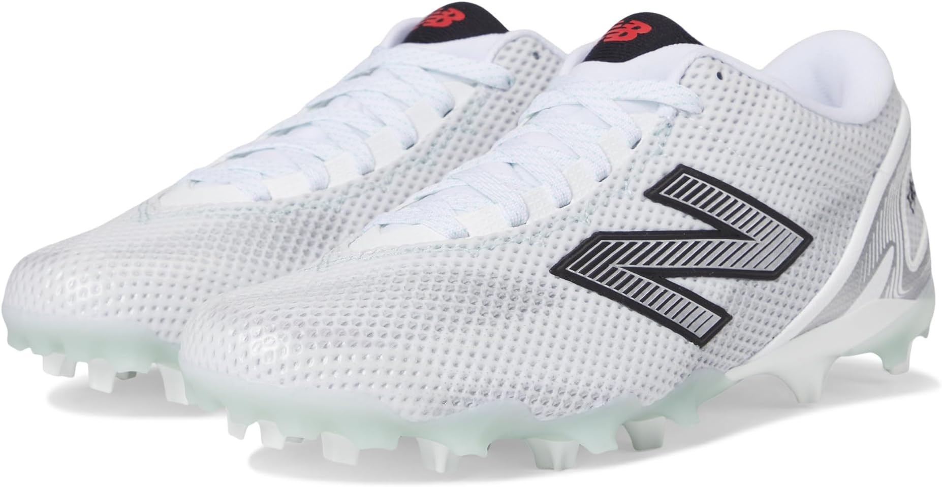 

Кроссовки New Balance Men's FreezeLX V5 Low Lacrosse Cleats, White/Black/Silver Metallic