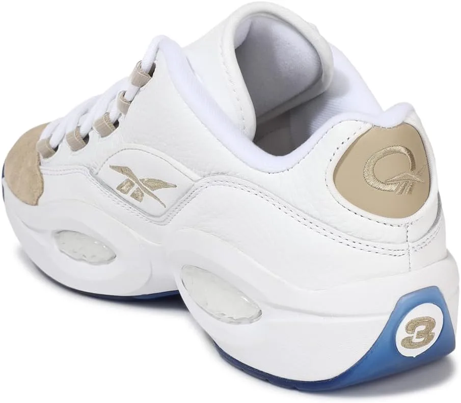 [Reebok] Мужские сникер-бутсы QUESTIONLOW, белый — фото 4