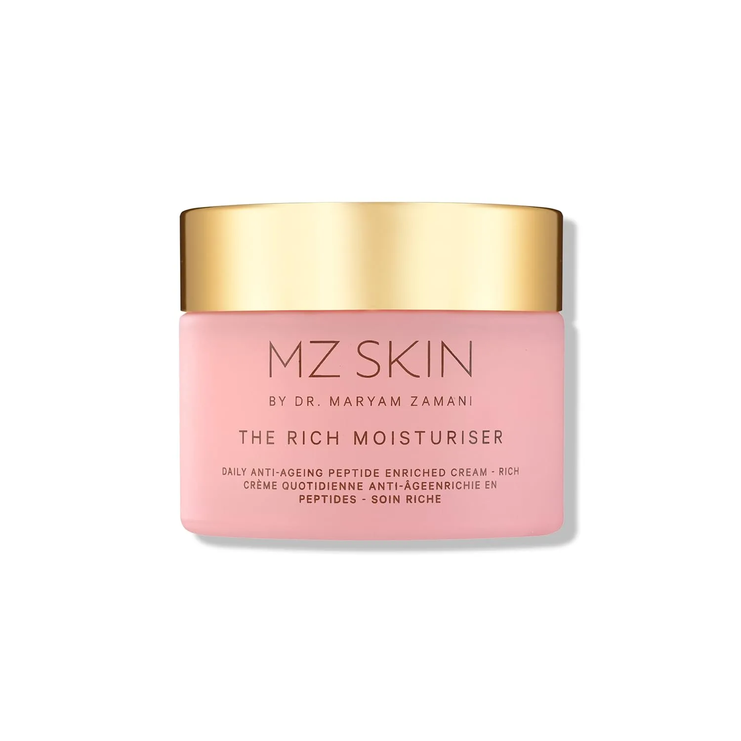 MZ SKIN The Rich Moisturiser 1.69 fl oz | Антивозрастной крем для лица с гиалуроновой кислотой, пептидами и церамидами Mz Skin By Maryam Zamani Md