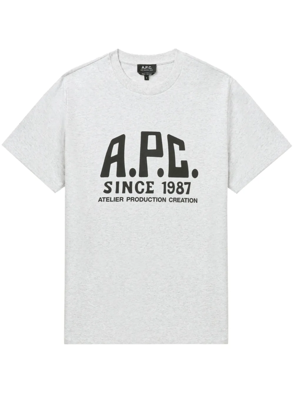 

Футболка с логотипом A.P.C., серый