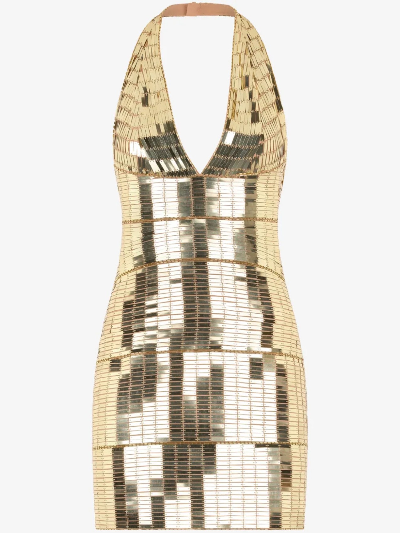 

Мини-платье с пайетками от Roberto Cavalli, золотой