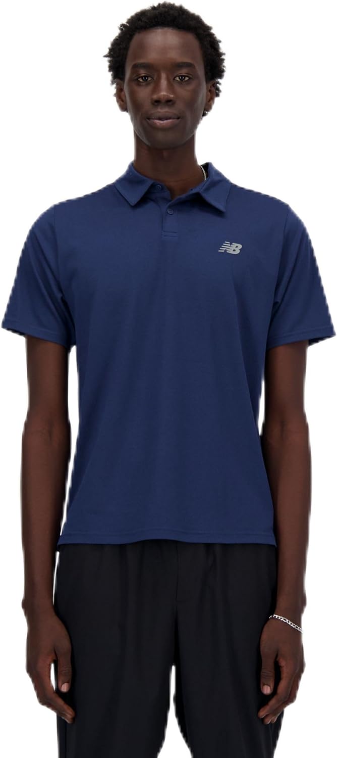 

Мужское спортивное поло New Balance, Nb Navy, Синий, Мужское спортивное поло New Balance, Nb Navy