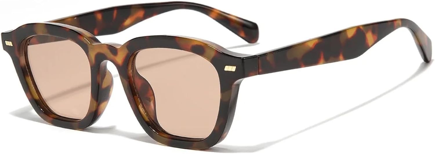 

Солнцезащитные очки с защитой UV400 | Градиентные линзы с цветными заклепками | Для женщин и мужчин, для занятий спортом на открытом воздухе и вождения DSVIGF, Leopard