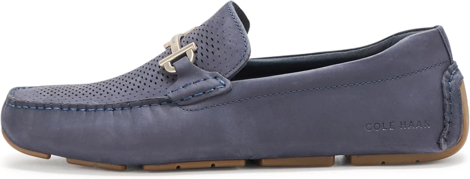 Мужские лоферы Cole Haan Grand Laser BitDriver, Mdnght Mn Nbk Gum — фото 2