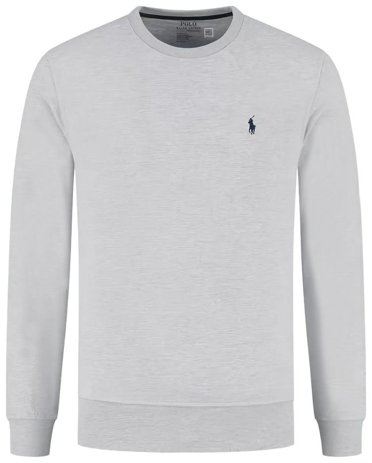 

Толстовка с длинными рукавами и круглым вырезом Polo Ralph Lauren RL из флиса, серый
