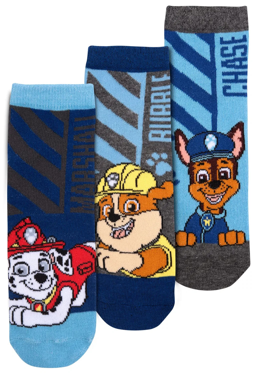 Носки детские, 3 пары, Paw Patrol, разноцветные