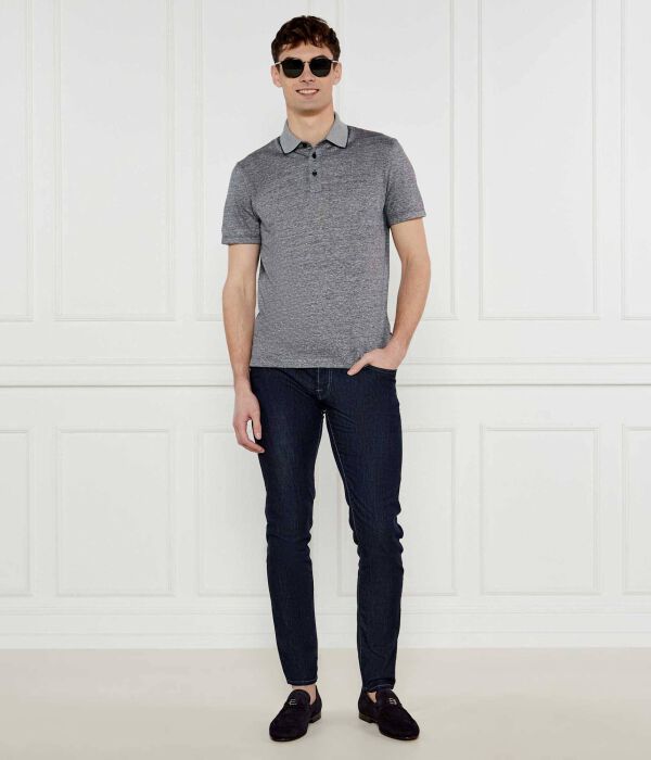 Рубашка поло Regular fit Boss, серый — фото 2