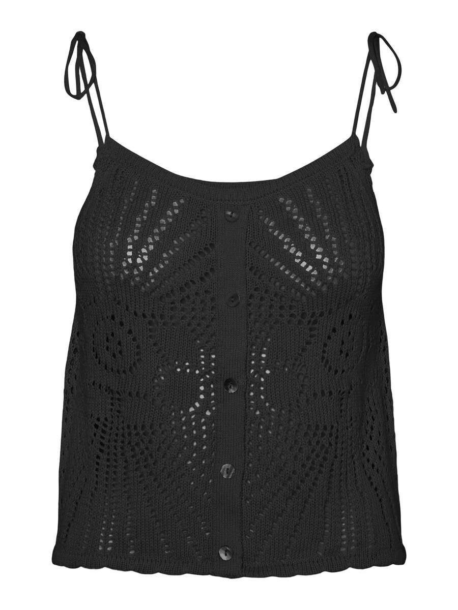 

Вязаный топ VERO MODA Knitted Top SILJA, черный