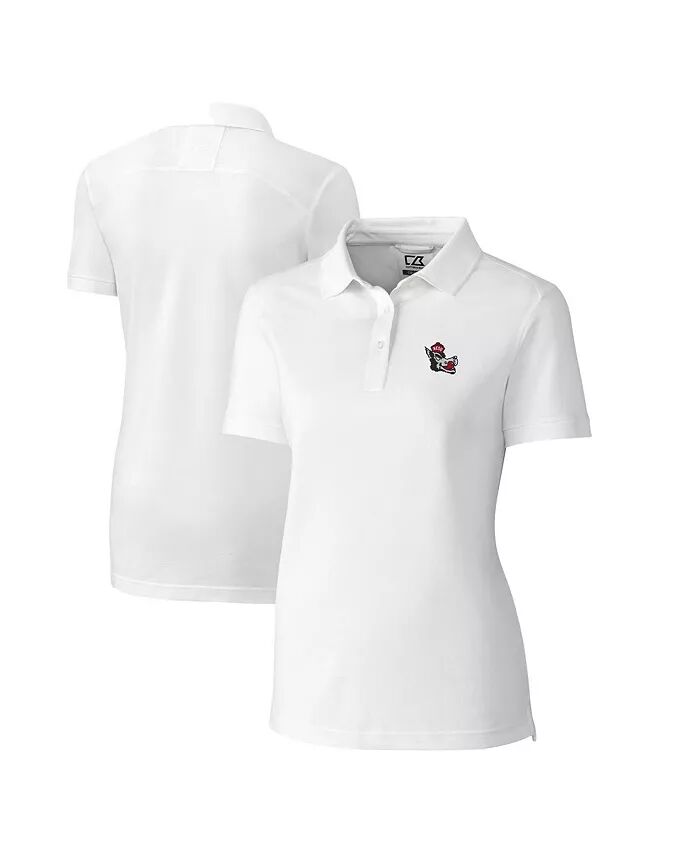 

Женское белое поло NC State Wolfpack Advantage Tri-Blend Pique Cutter & Buck
