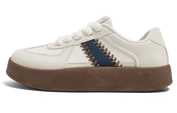 

Кроссовки RENBEN Skateboarding Shoes Women's Low-top Beige, бежевый