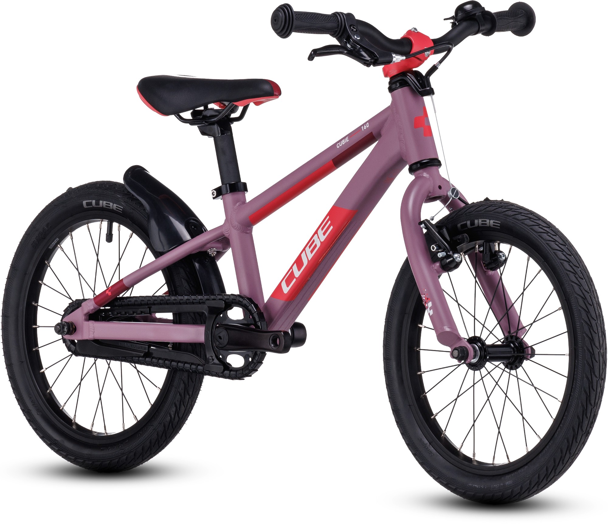 

Детский велосипед 12–18 дюймов Cube Cubie 160 RT, rose´n´coral