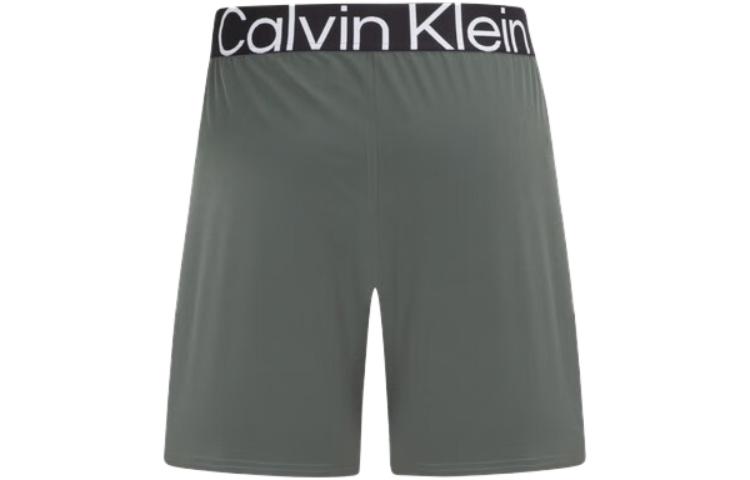 Повседневные шорты мужские мохово-зеленые Calvin Klein — фото 3