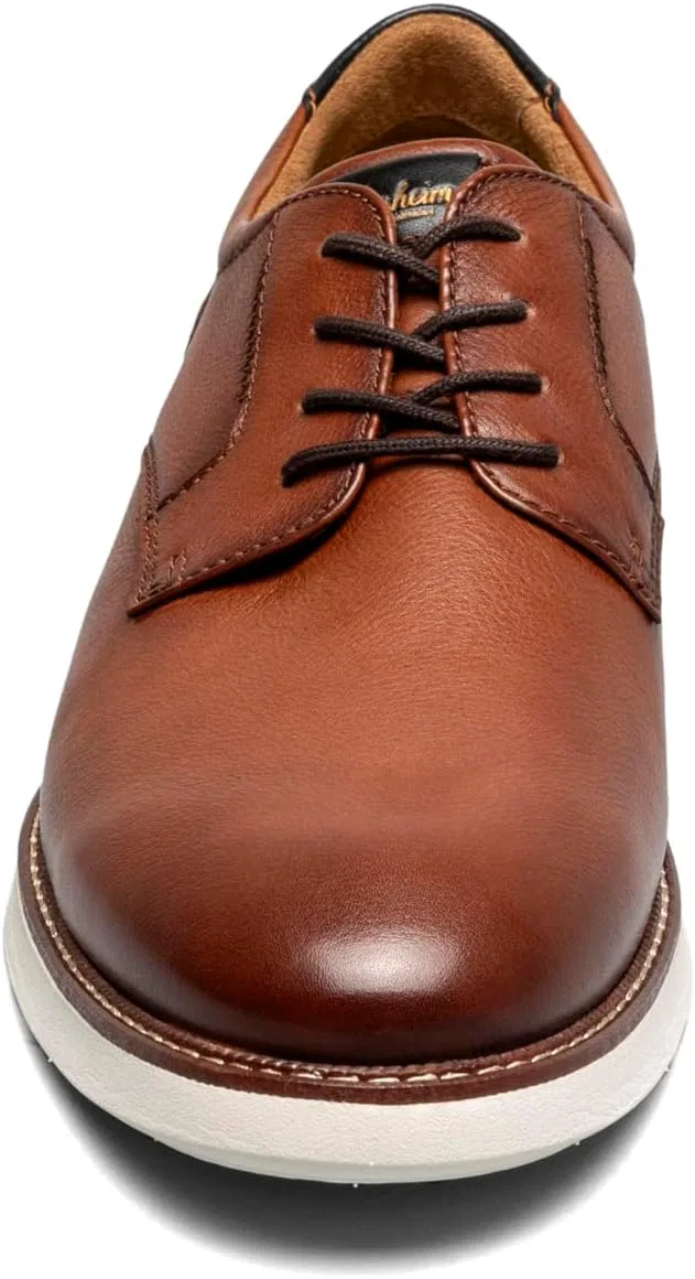 Мужские оксфорды Florsheim Lanciano с гладким носком, Cognac — фото 2