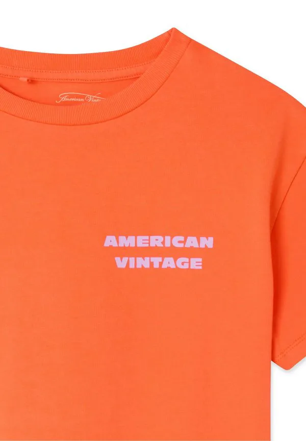 Футболка с принтом «долина физ» American Vintage, Mandarine Vintage — фото 3