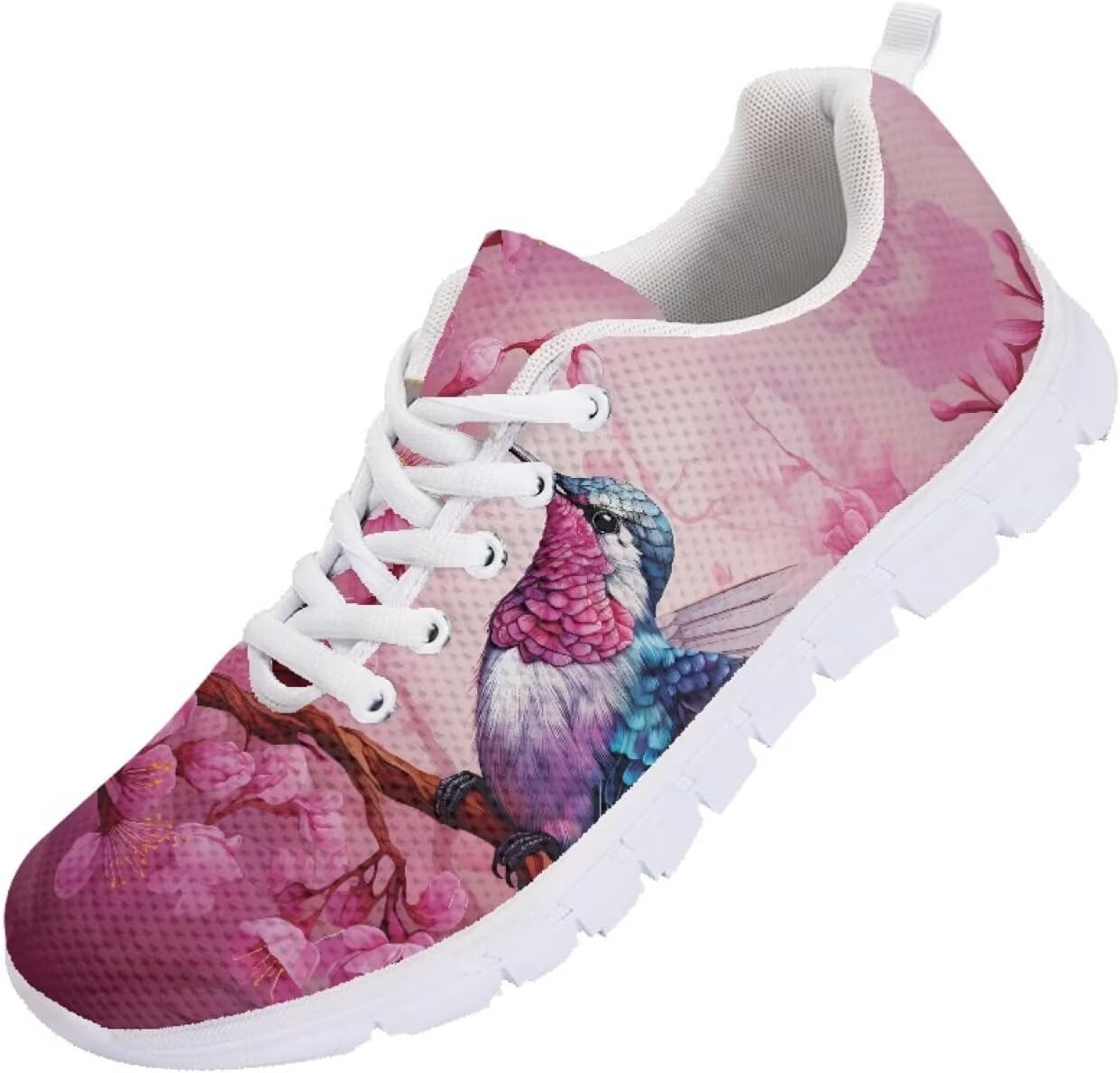 

Вышитые кроссовки для женщин и мужчин, теннисные беговые обувь, легкие сетчатые спортивные кроссовки для тренажерного зала с подошвой из ЭВА Getelinseng, розовый