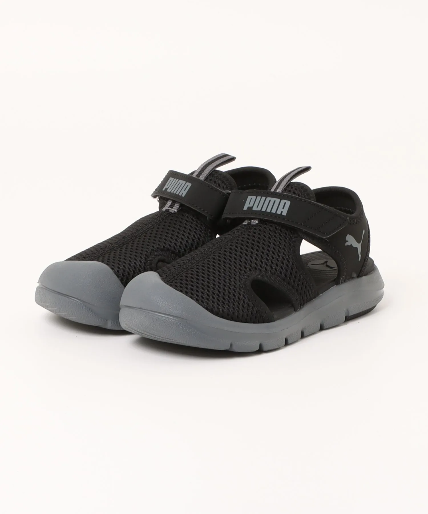 Детские сандалии с сеткой PUMA Funracer V PS черные