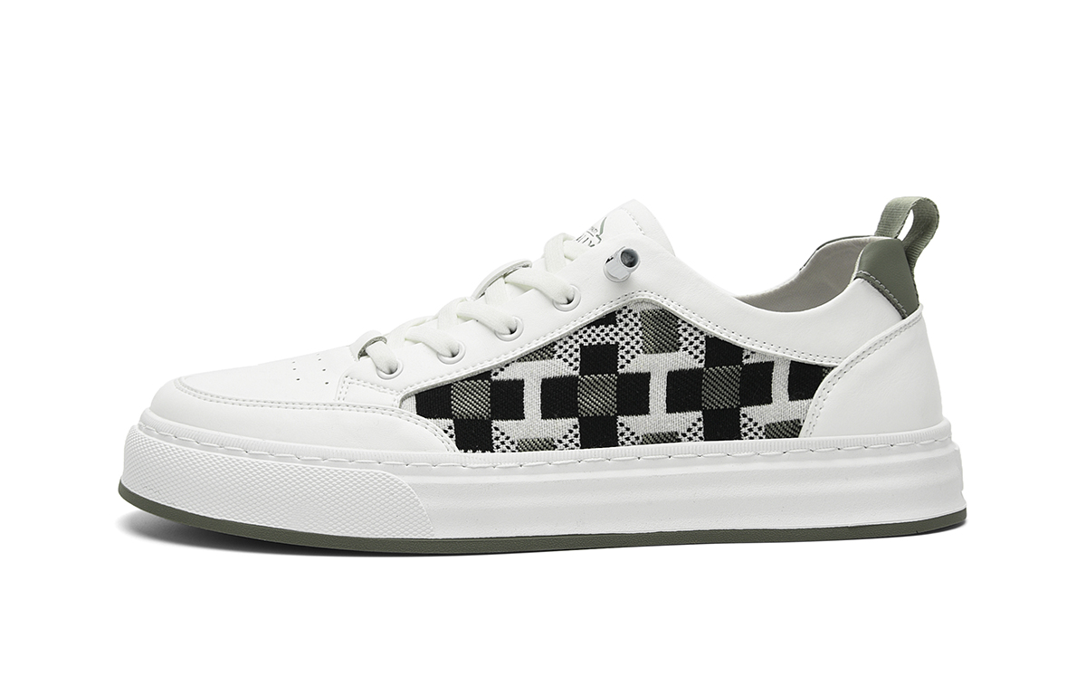 

Кроссовки Low-Top Skateboard Shoes Men's HLA, белый/коричневый