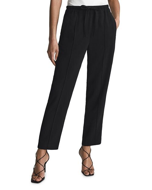 

Брюки зауженного кроя Petite Hailey REISS, цвет Black
