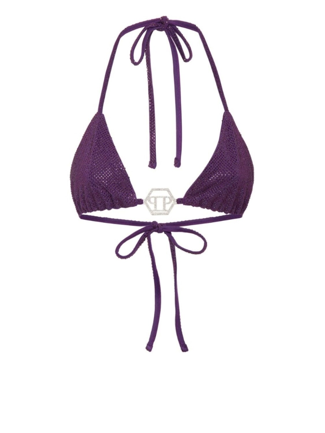 

Philipp Plein бикини Top Bikini Stones, фиолетовый