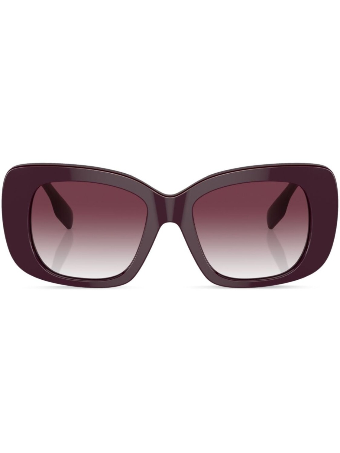 

Burberry Eyewear солнцезащитные очки в квадратной оправе с логотипом, красный