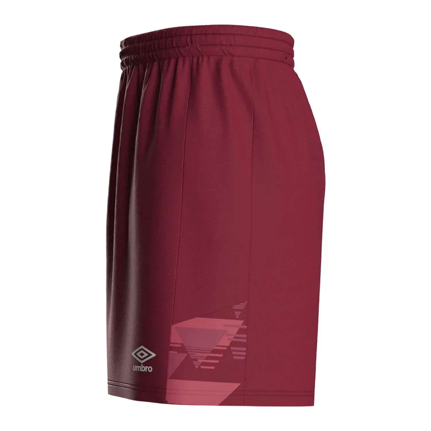 Шорты с графическим принтом Umbro, бордовый — фото 3