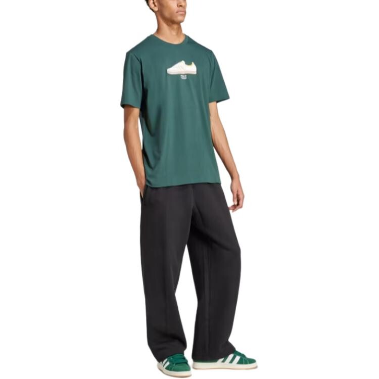 TRAINING SUPPLY Футболка мужская зеленая Adidas Originals, зеленый — фото 4