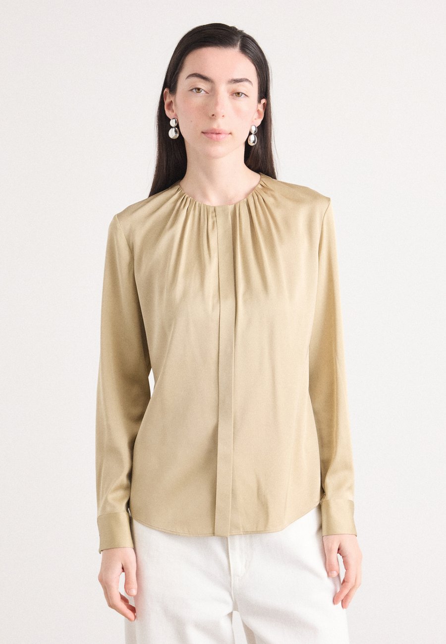 

Блуза BOSS BANORAH, Light Beige/Beige