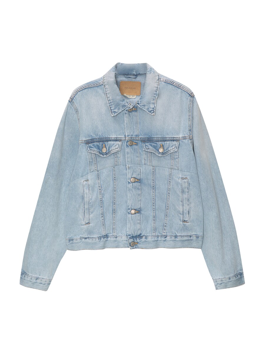

Джинсовая куртка Pull&Bear Between-Season Jacket, светло-синий