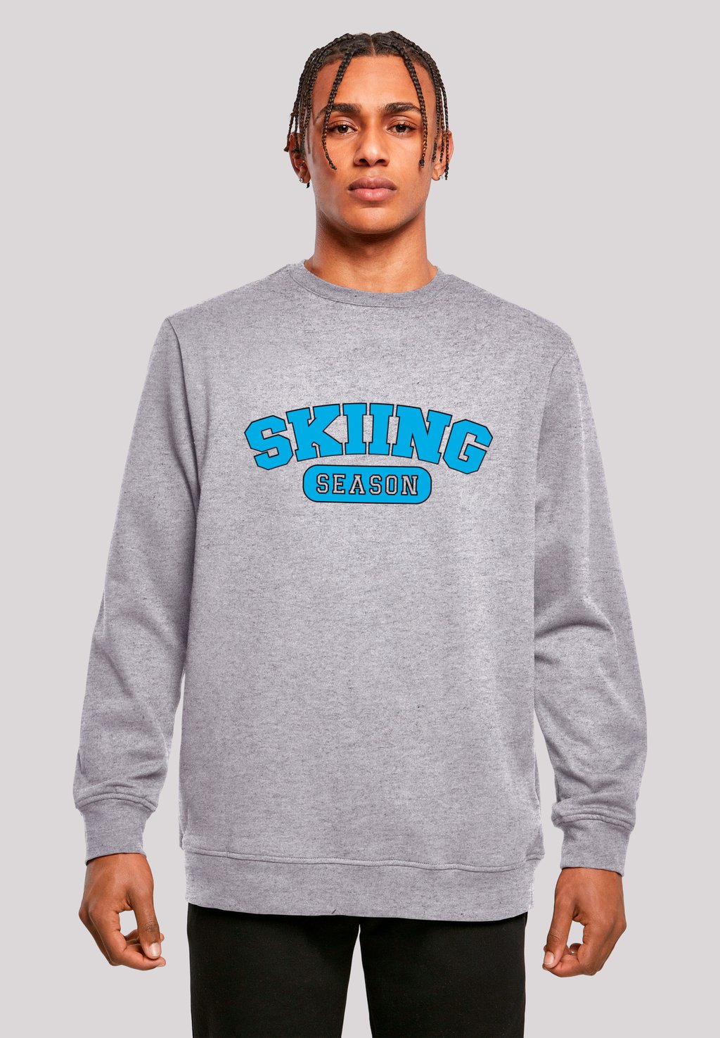 

Толстовка SKIING SEASON WINTER F4NT4STIC, серый