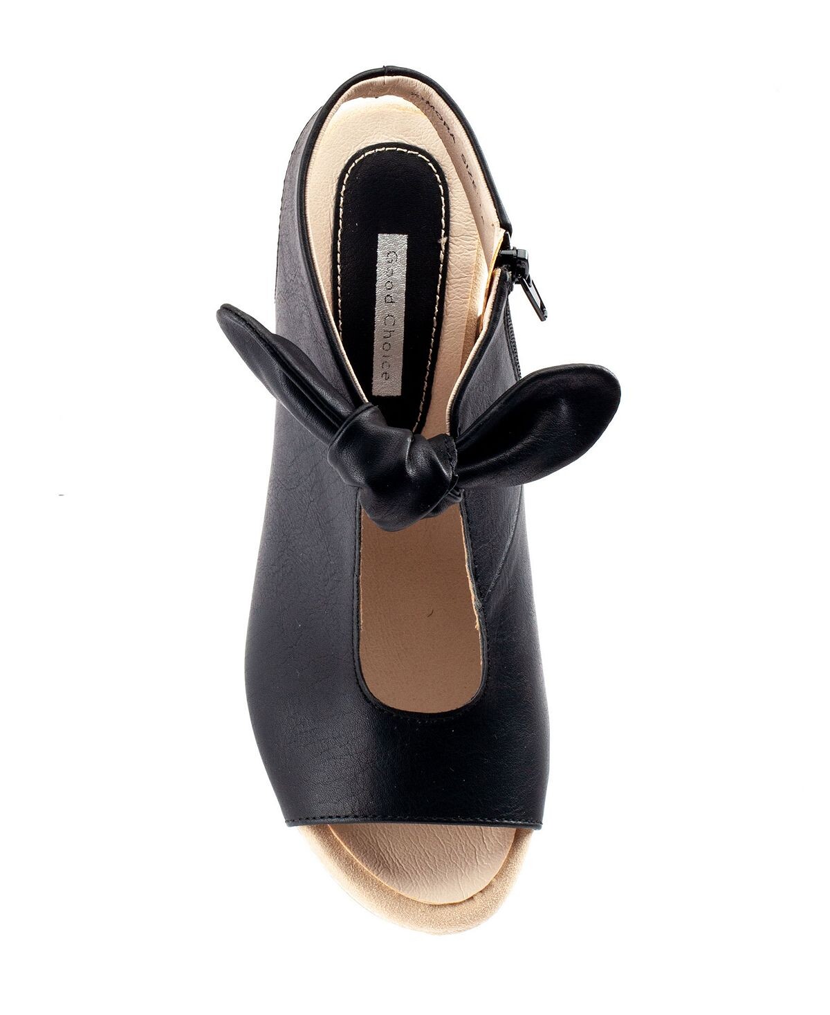 Женские босоножки на каблуке Kimora GC Shoes, черный — фото 4