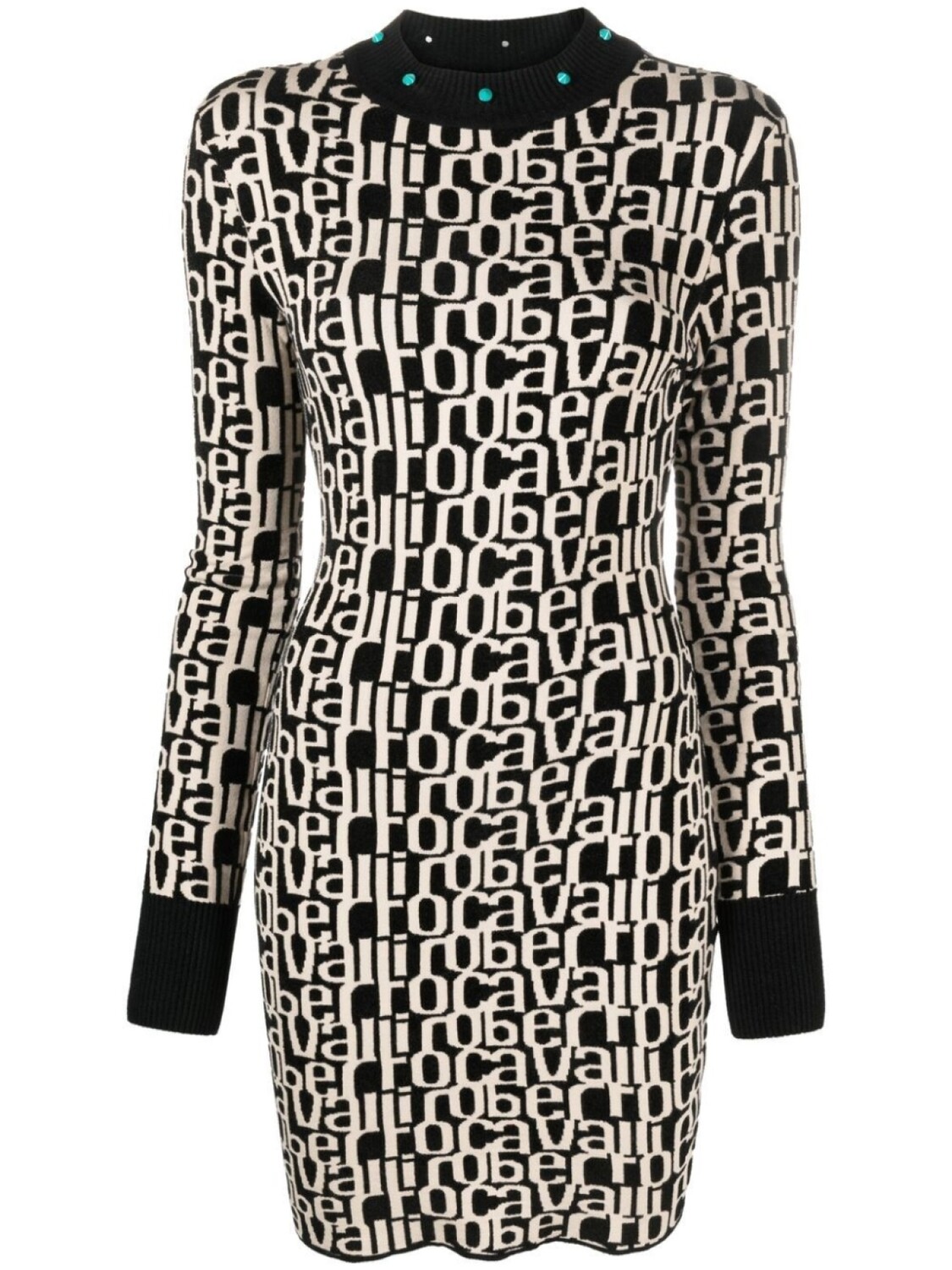 

Roberto Cavalli платье мини с логотипом, черный