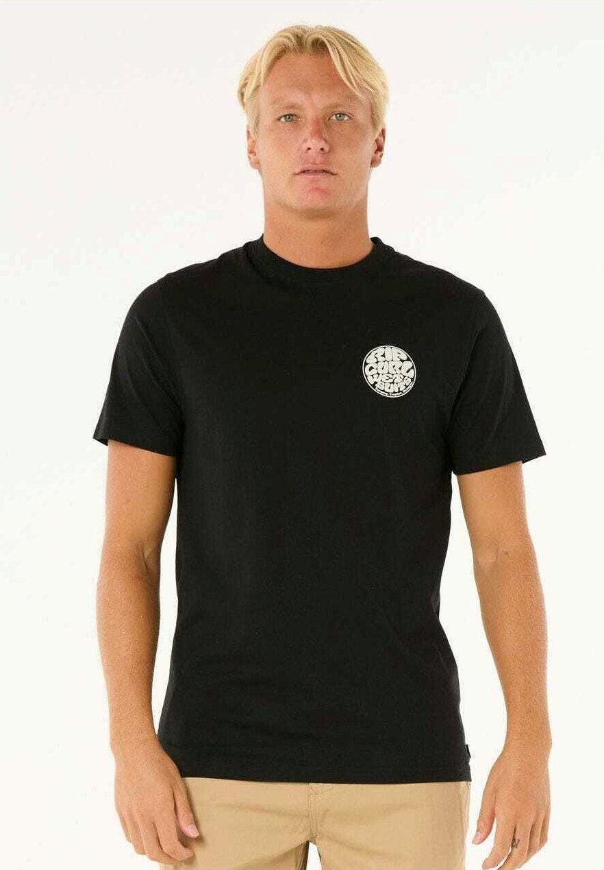 

Футболка с принтом Rip Curl, черный