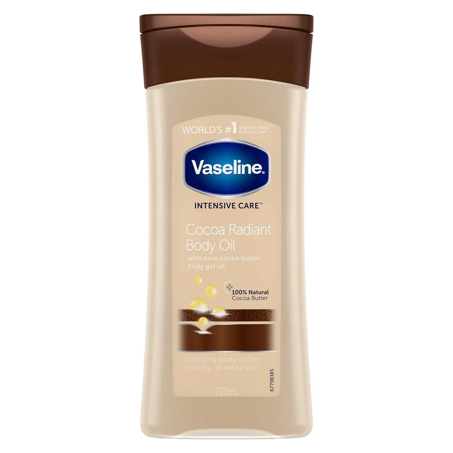 Масло-гель для тела Vaseline Total Moisture Cocoa Radiant, 2 x 201 мл Vaseline — фото 3