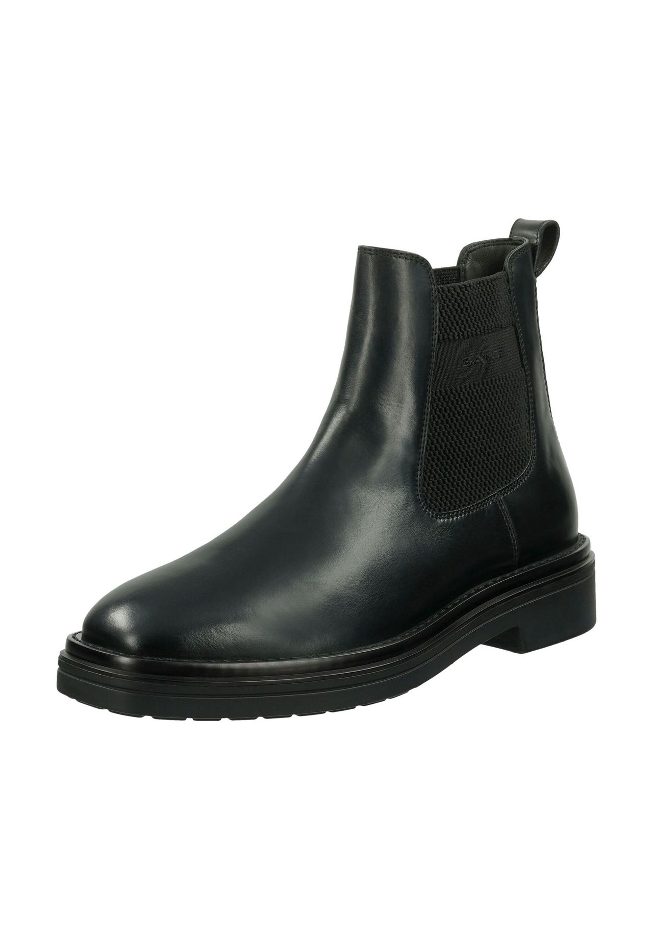 

Кожаные/текстильные ботильоны GANT, черный