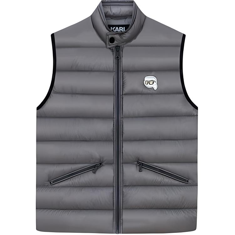 

Пуховик мужской серый KARL LAGERFELD / Karl Lagerfeld Jeans