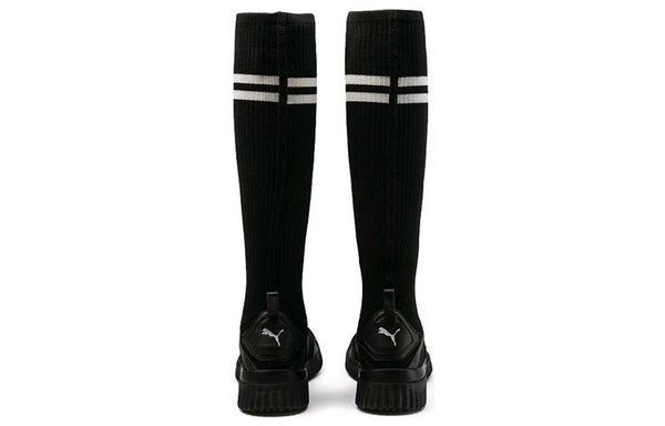 Кроссовки / fenty trainer hi joint stockings 's sports casual shoes Puma, черный — фото 3