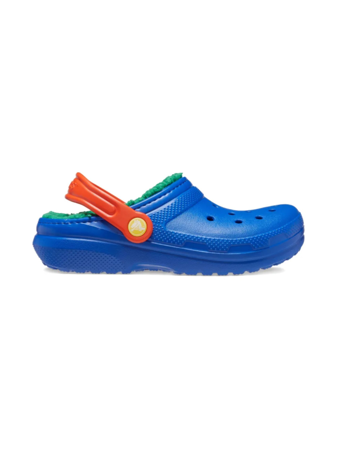 

Сабо Crocs Kids с пушистой подкладкой, черный
