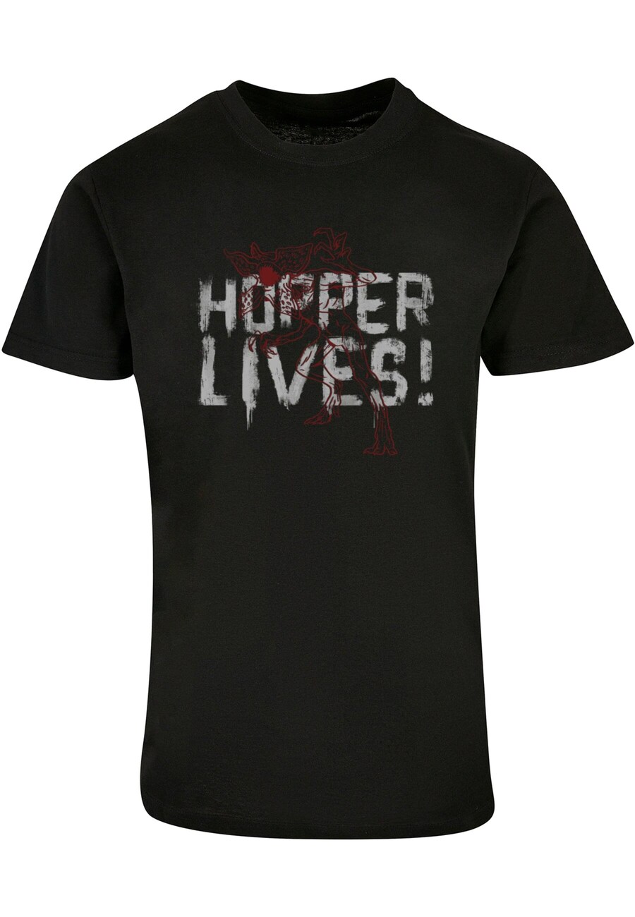 

Классическая футболка ABSOLUTE CULT Shirt Stranger Things - Hoppers Live, черный