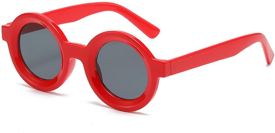 

Винтажные круглые солнцезащитные очки для женщин, для активного отдыха, защита от УФ-излучения UV400, мужские солнцезащитные очки в стиле панк, модные солнцезащитные очки, SUN976 Generic, Red Gray