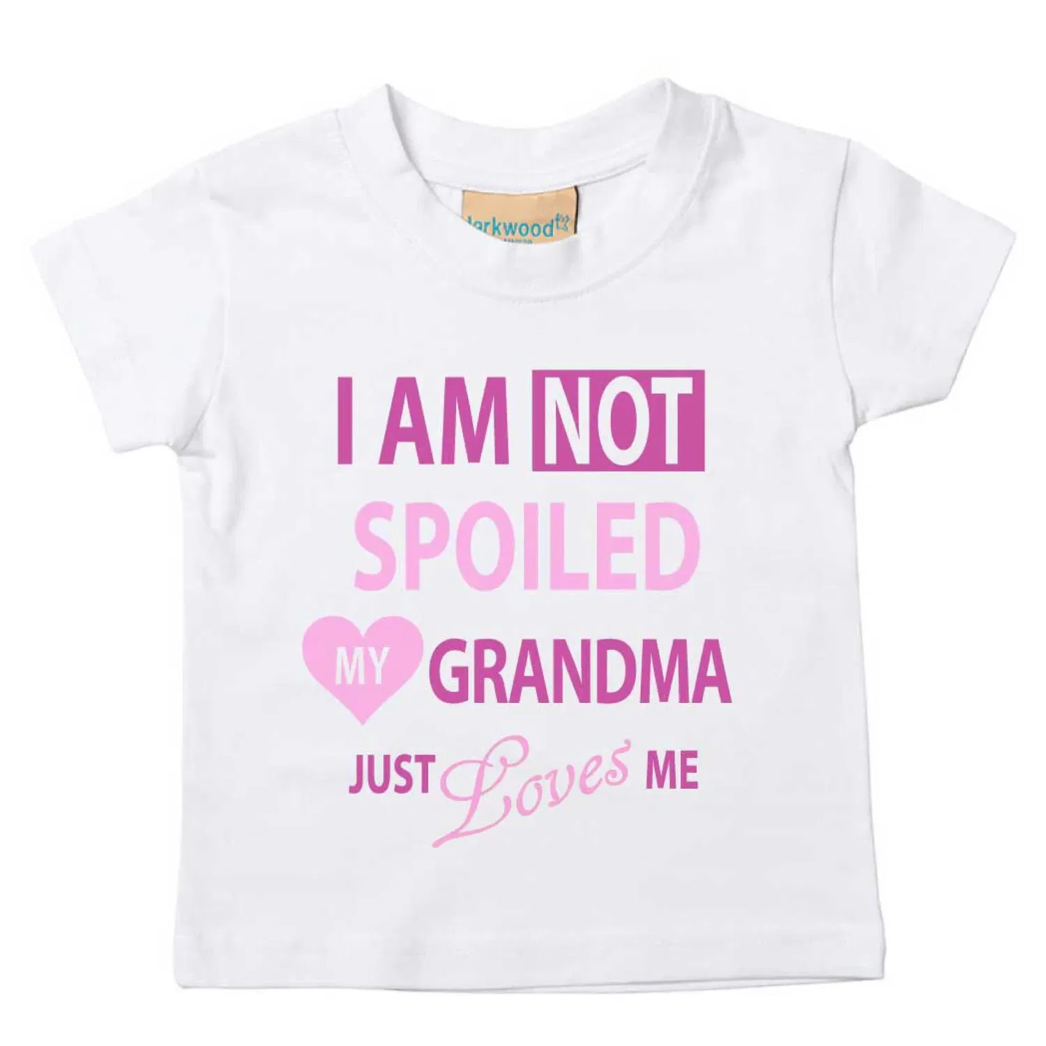 Футболка детская "I'm Not Spoiled" 60 Second Makeover, белый — фото 2