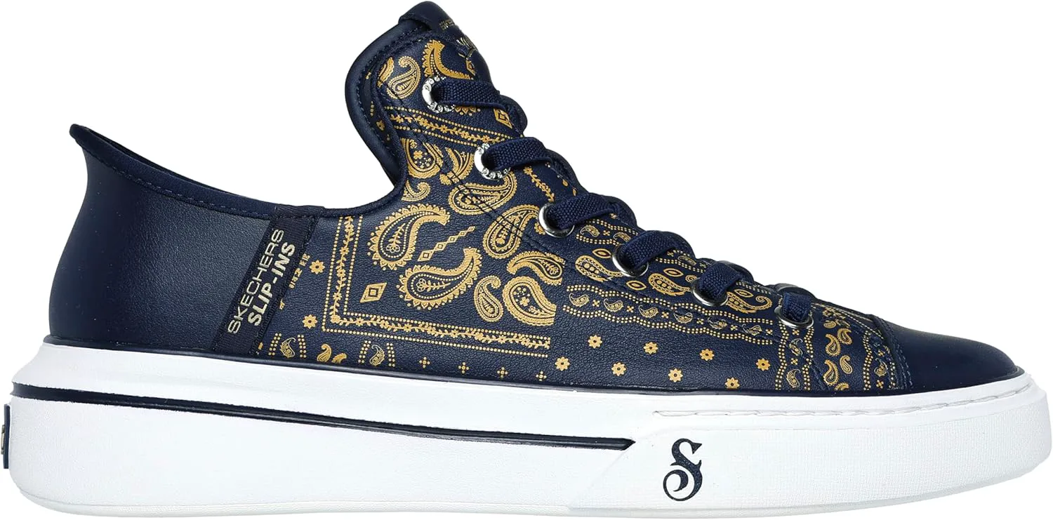 Мужские кроссовки Skechers Snoop Dogg: Snoop ONE-Double G Hands Free Slip-Ins, темно-синий — фото 3