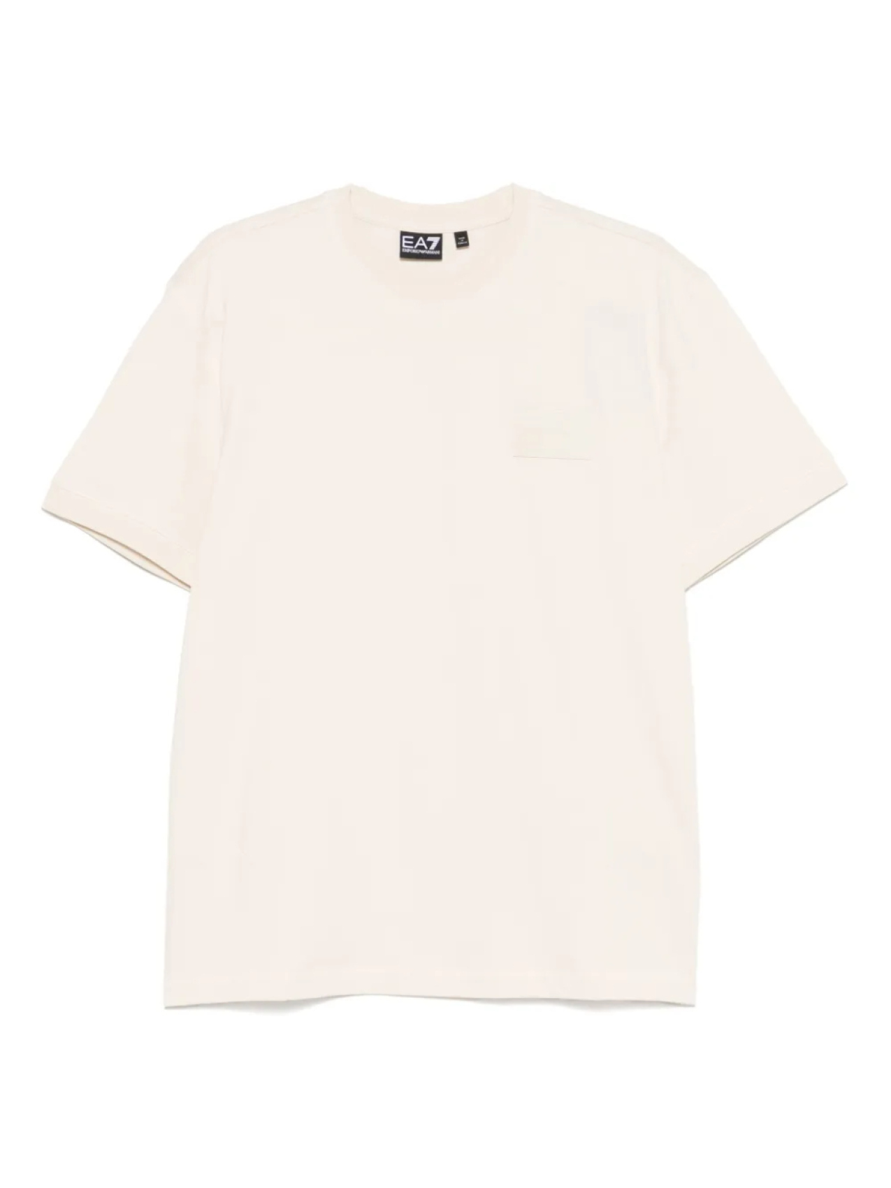 

Футболка из хлопка Ea7 Emporio Armani, нейтральный