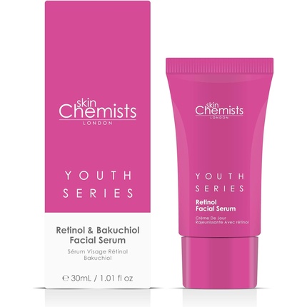 

Сыворотка для лица skinChemists Retinol Bakuchiol Facial Serum with Hyaluronic Acid Advanced Anti-Aging Formula 30ml